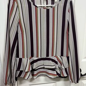 Monteau Multicolor Striped Top